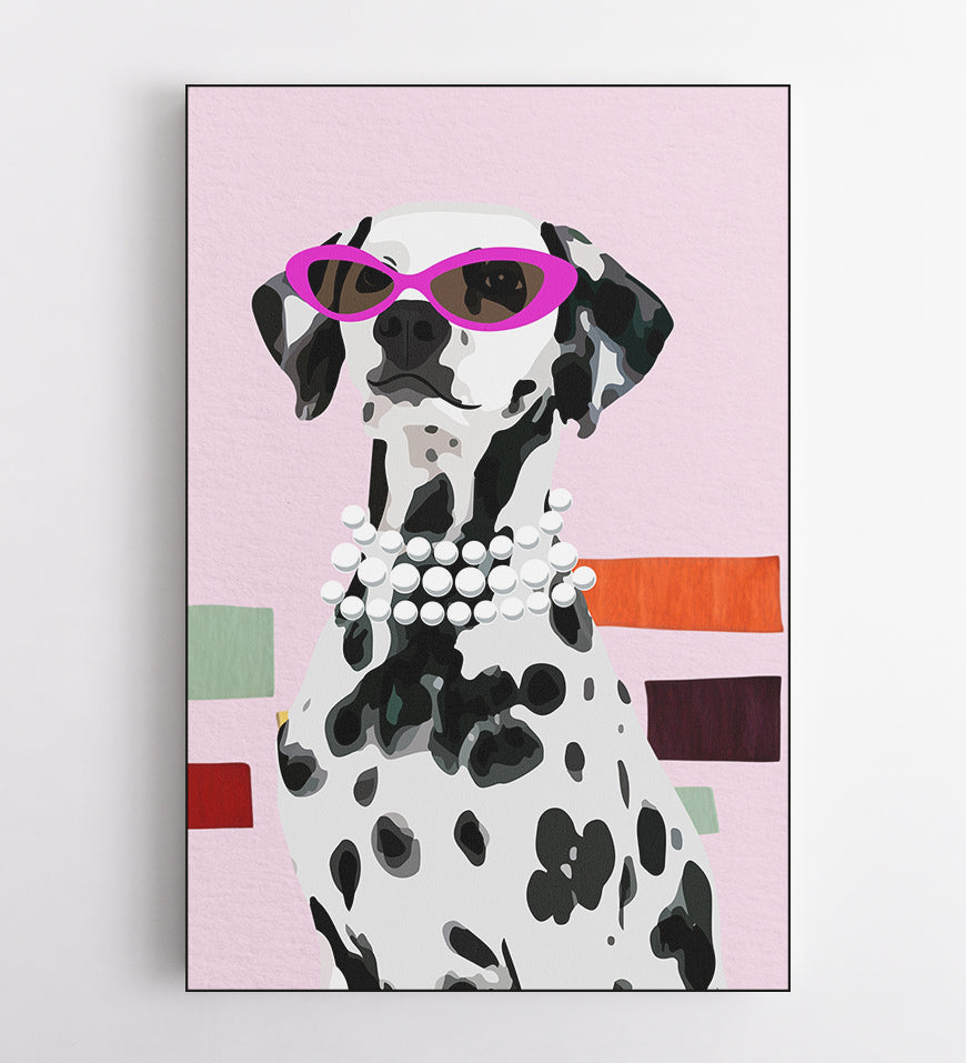 Stylish Dalmatian Dog