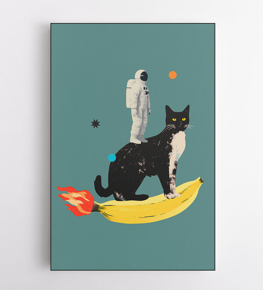 Astronaut and Cat