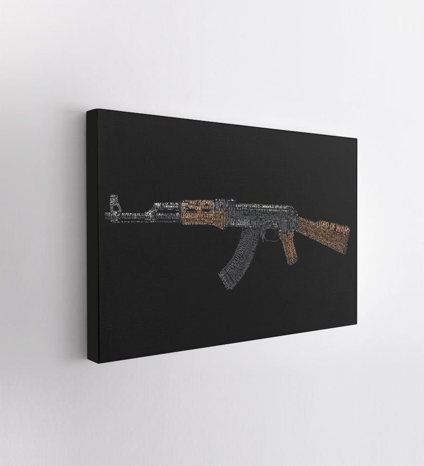 Ak 47 Kalashnikov Text Weapon