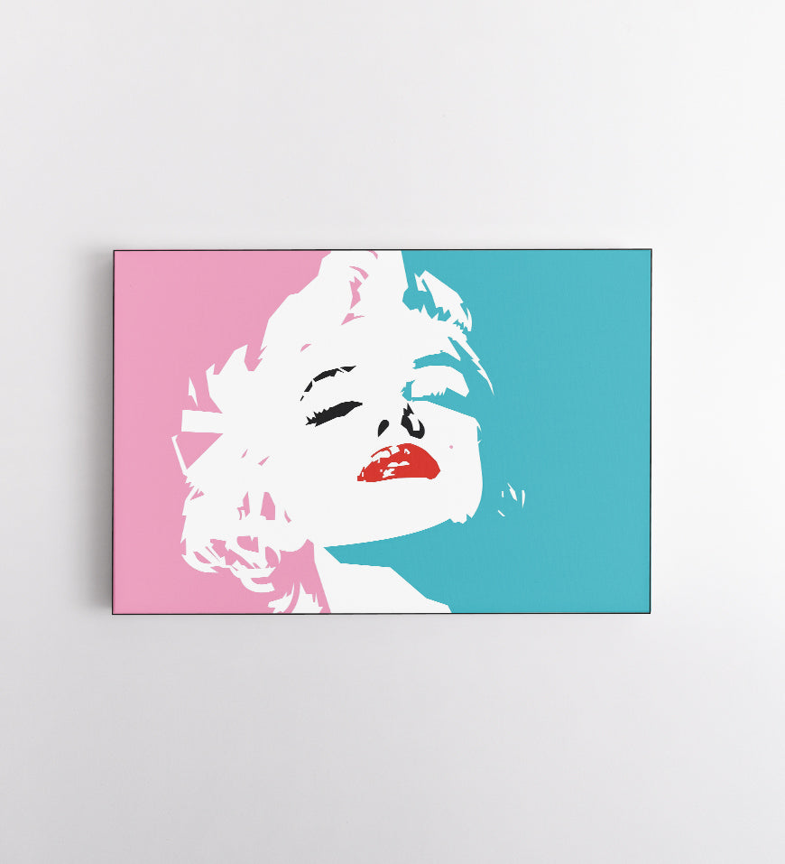 Marilyn Monroe Celebrity Pink Blue