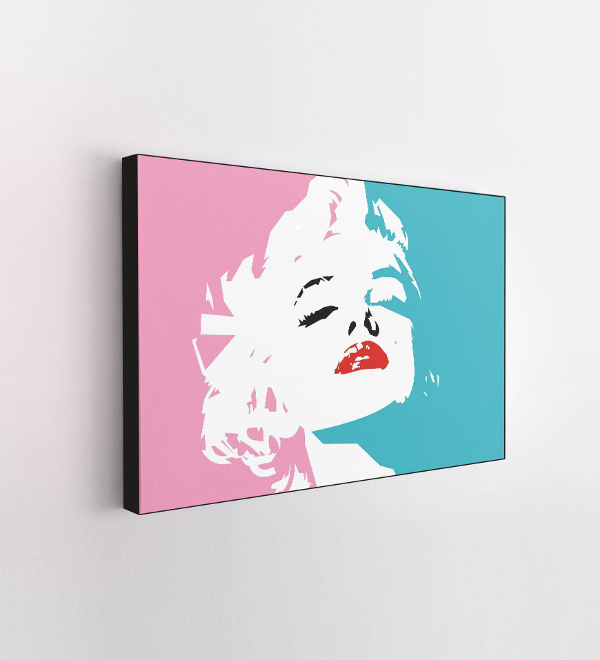 Marilyn Monroe Celebrity Pink Blue