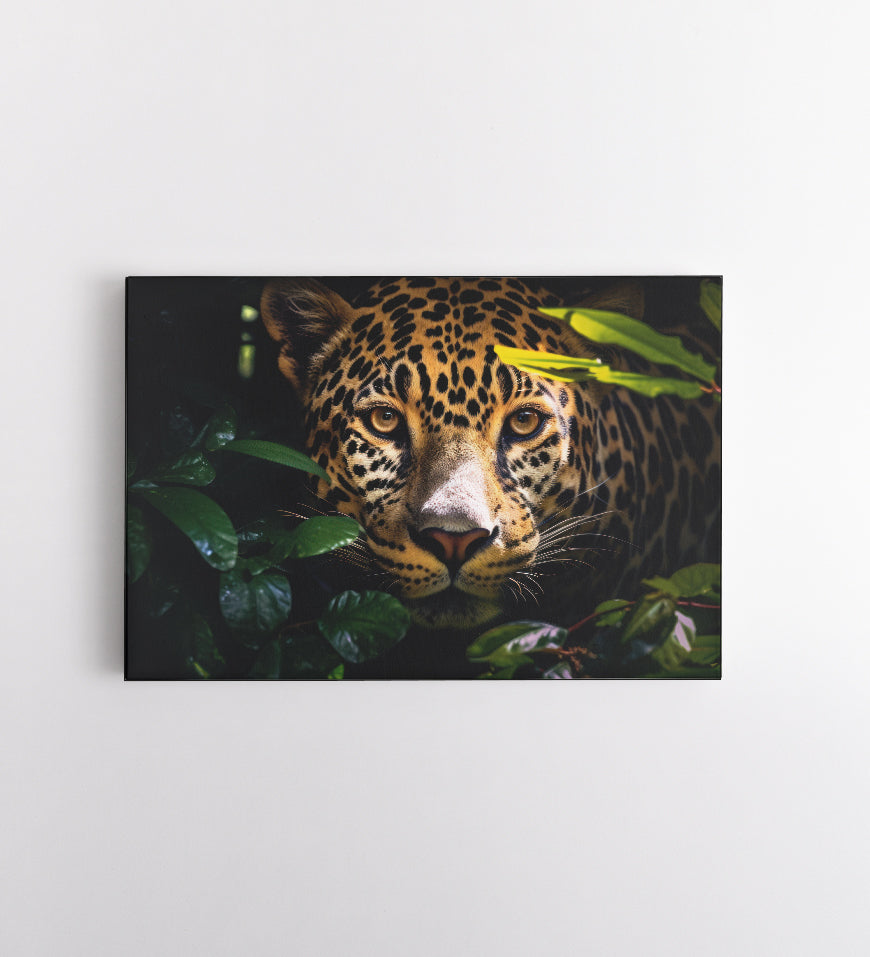 Closeup Exotic Forest Animal Leopar