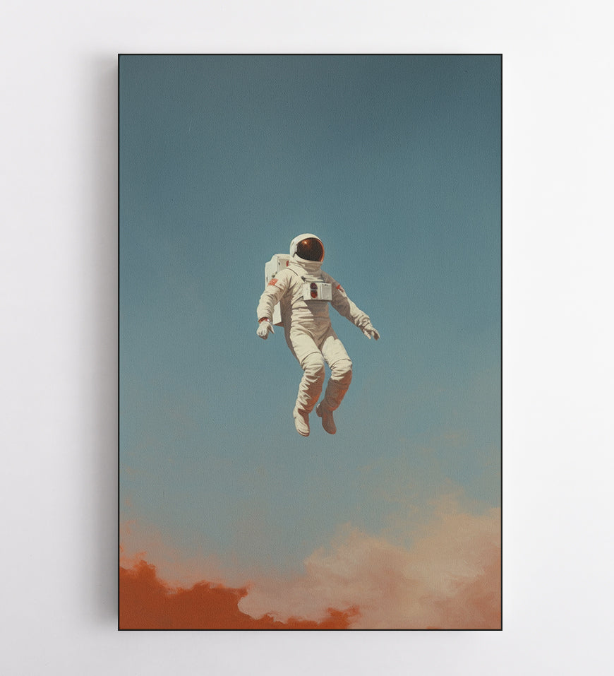 Astronaut Flying in The Sky