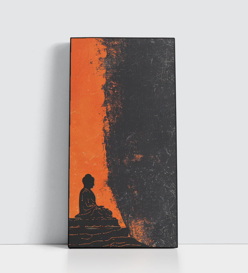 Buddha Statue Blackboard