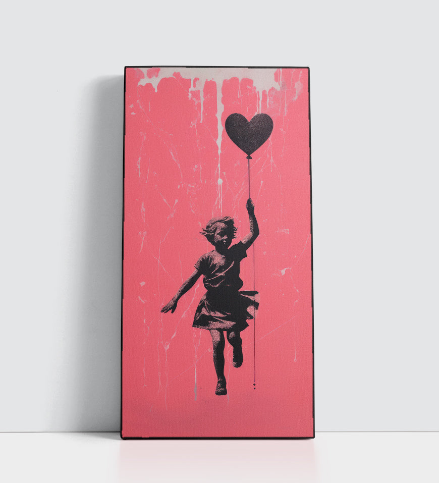 Cupid Balloon Wall Red