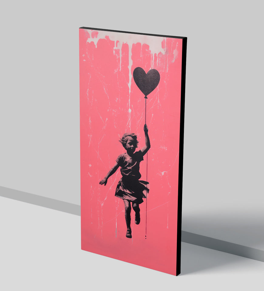 Cupid Balloon Wall Red