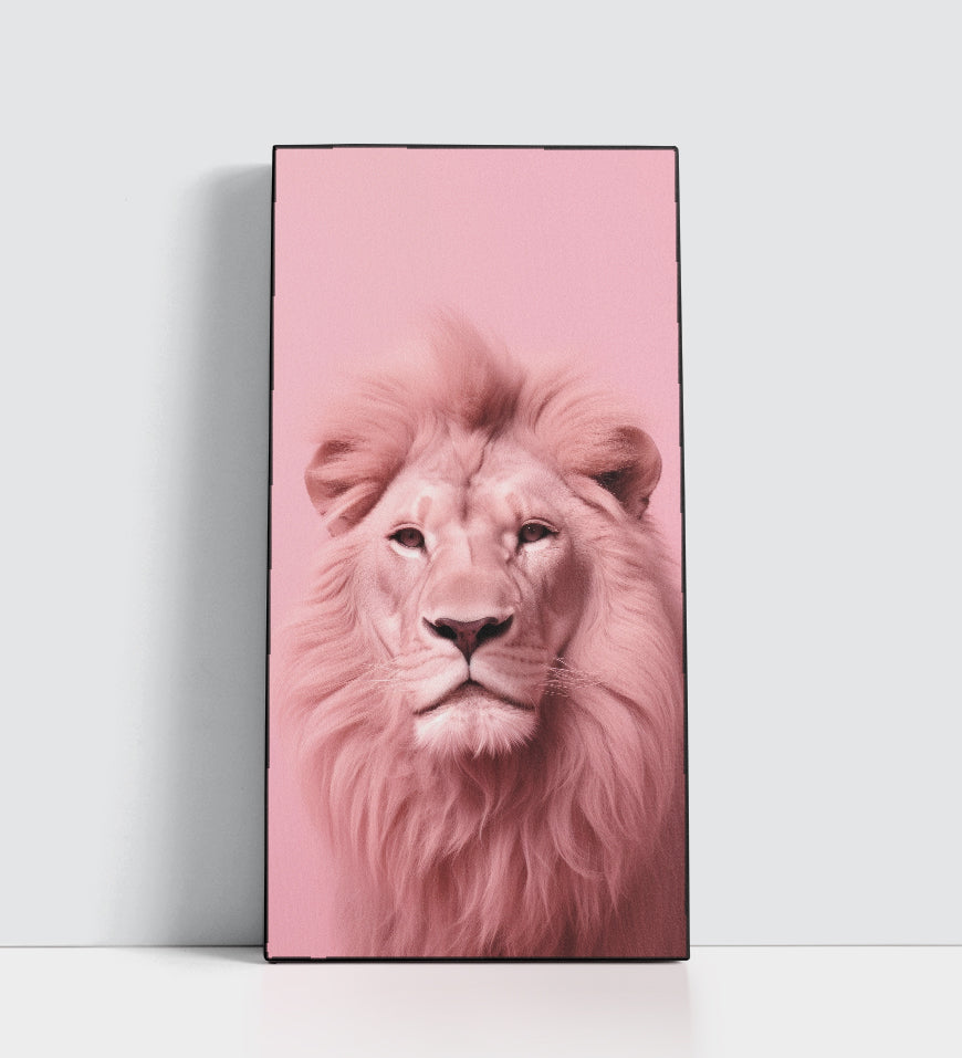 Pink Aesthetic Lion