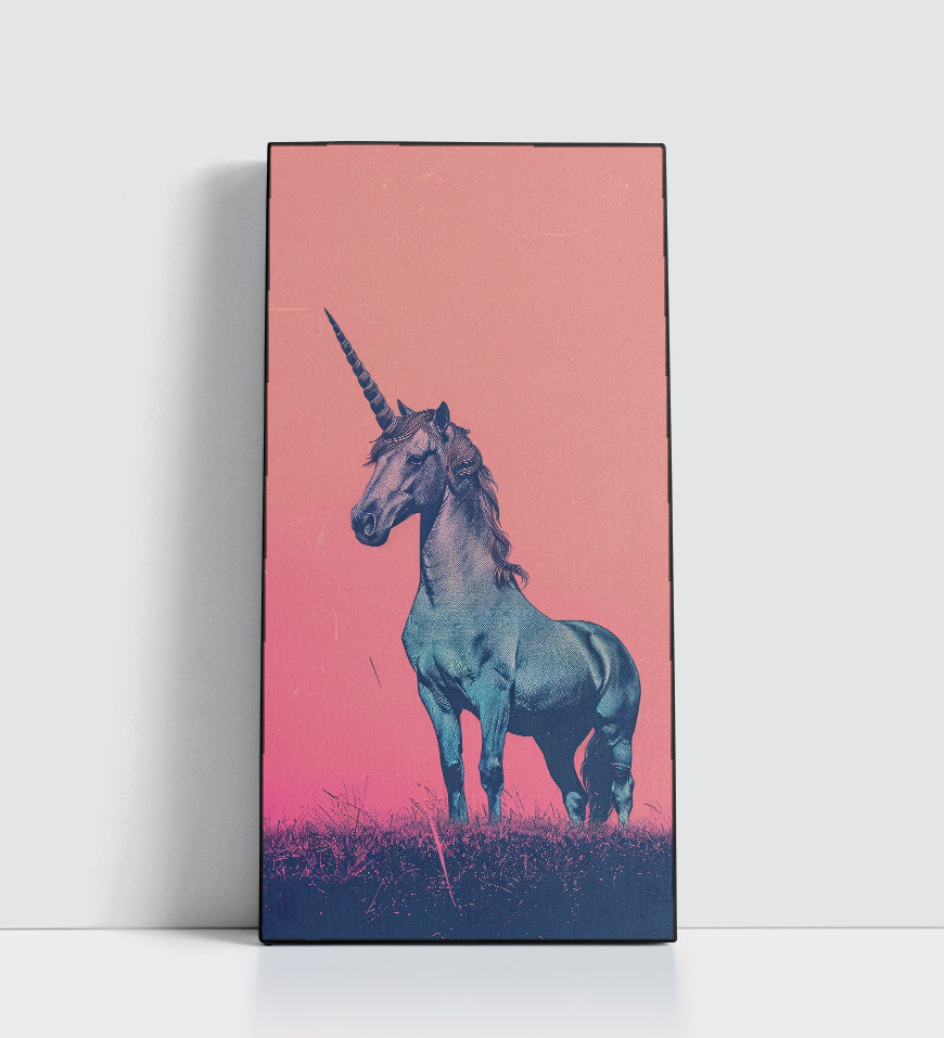 Unicorn in Meadow Wildlife