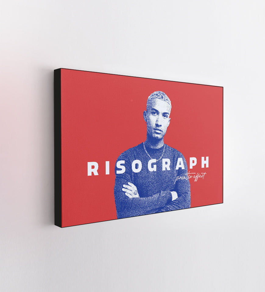 Risograph Grain Photo Effect