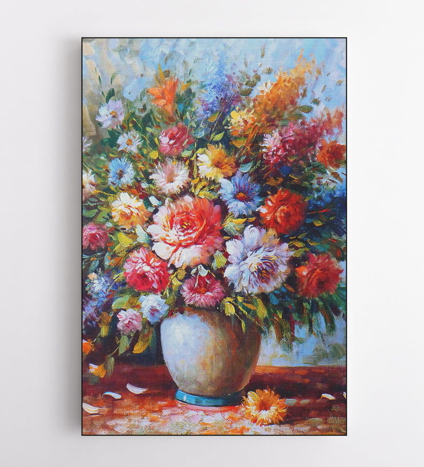 Autumn Flowers in a Vase