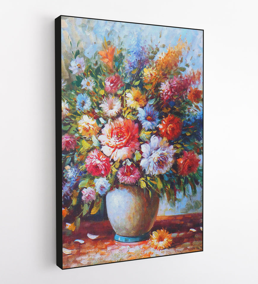 Autumn Flowers in a Vase