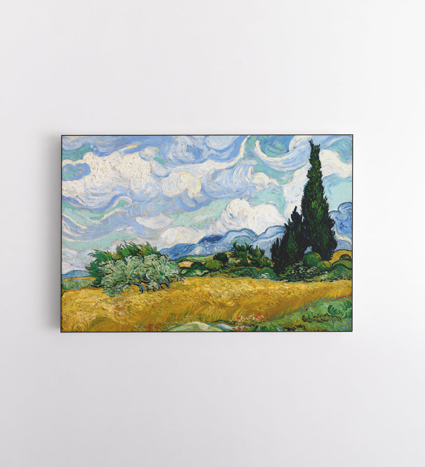 Vincent Van Gogh's Wheat Field with Cypresses (1889)