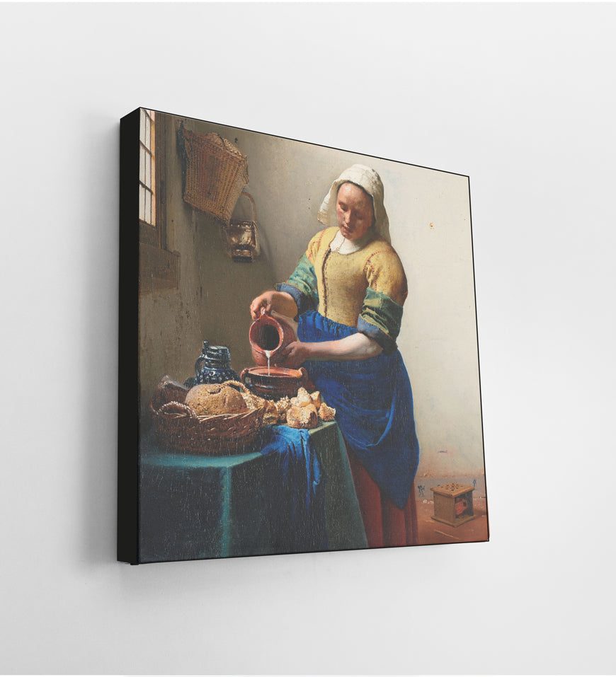 Johannes Vermeer The Milkmaid (ca. 1660)