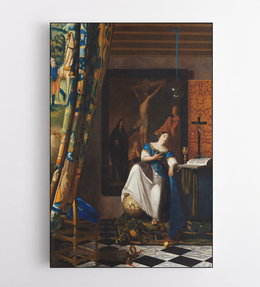 Johannes Vermeer Allegory of the Catholic Faith (ca.1670–1672)