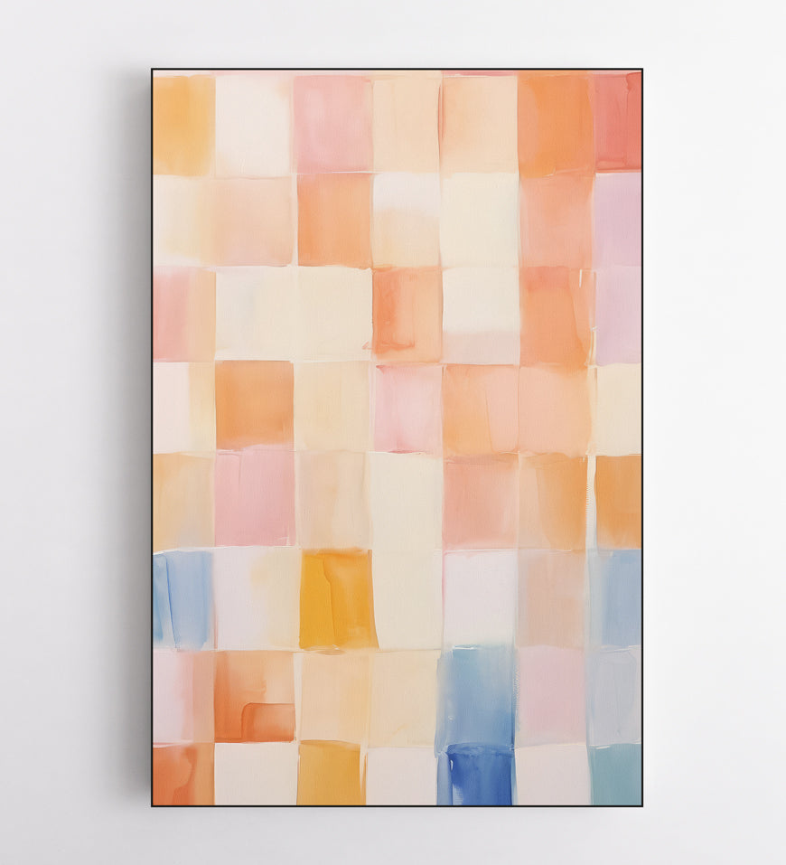 Watercolor Abstract Square