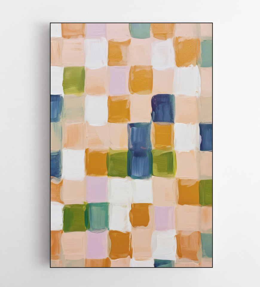 Acrylic Abstract Art Square