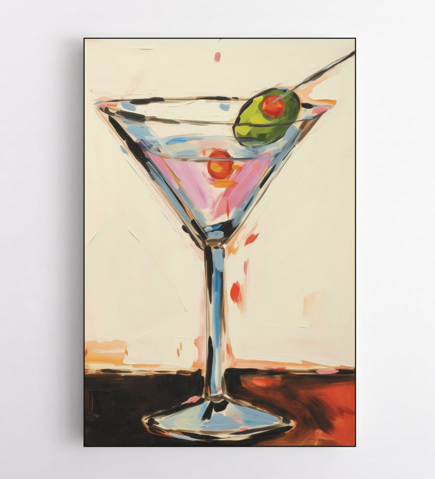 Oil Painting Martini-2