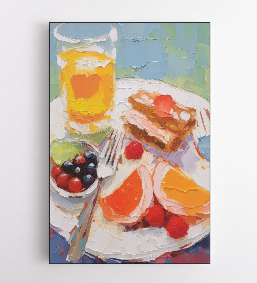 Oil Painting Breakfast