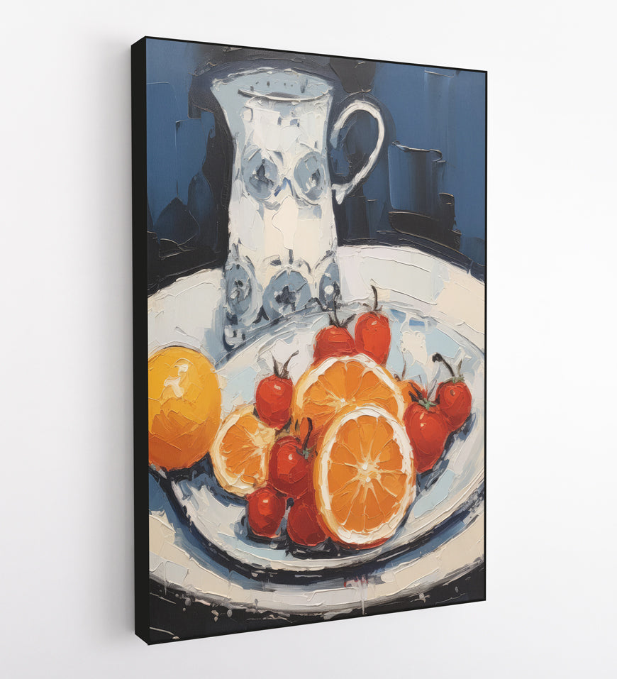 Oil Painting Fruit Plate